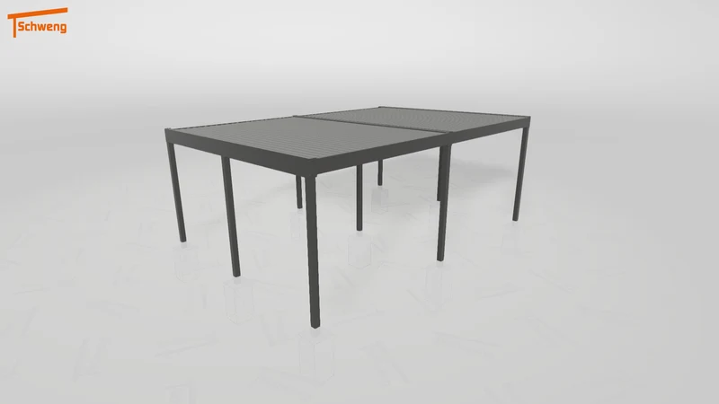 #DE Schweng Flachdachcarport C600 (ID zbwv8w) #MTG
