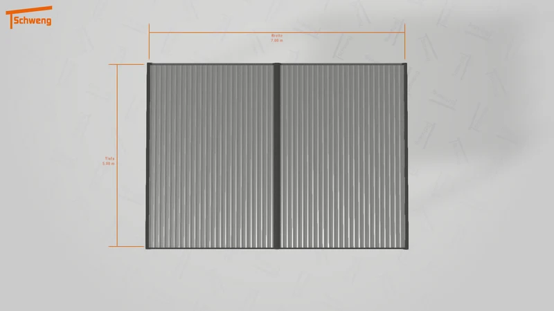 #DE Schweng Flachdachcarport C600 (ID zbwv8w) #MTG