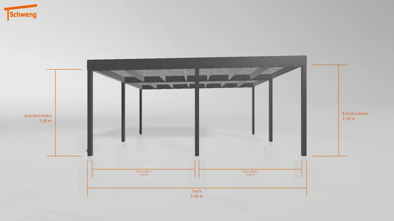 #DE Schweng Flachdachcarport C600 (ID zbwv8m) #MTG
