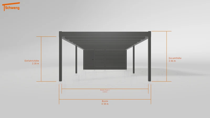 #DE Schweng Flachdachcarport C600 (ID v47ykp) #MTG