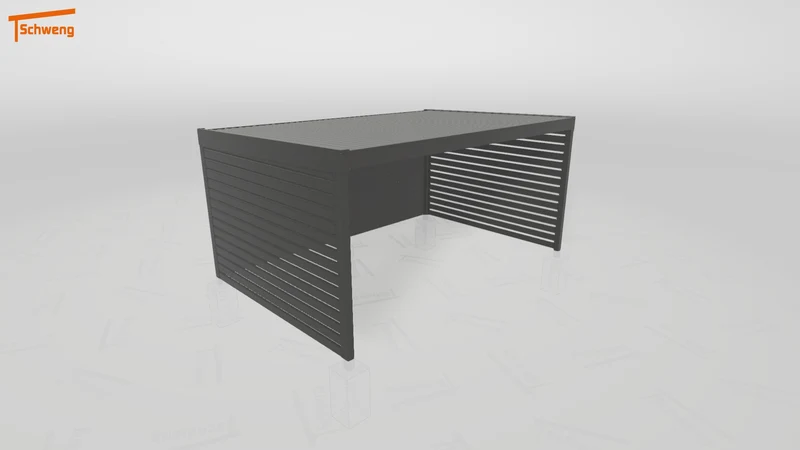 #DE Schweng Flachdachcarport C600+ (ID 77b4z7) #MTG