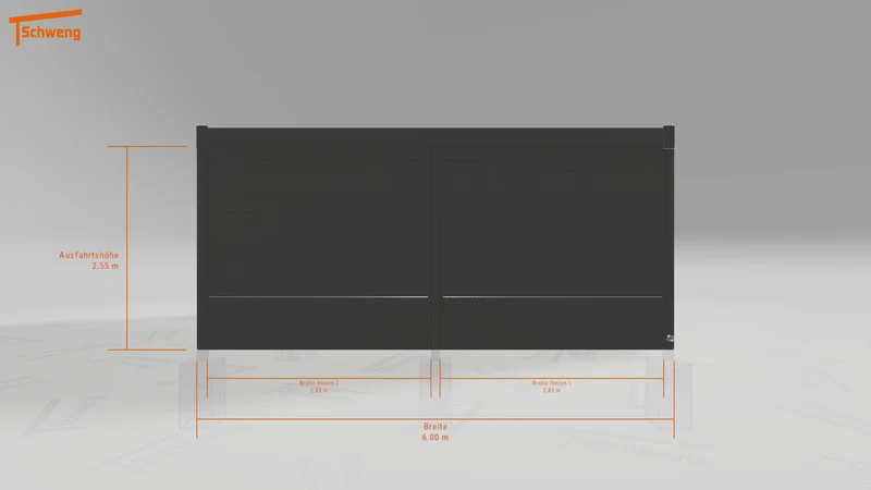 #DE Schweng Flachdachcarport C600+ (ID 77b4z7) #MTG