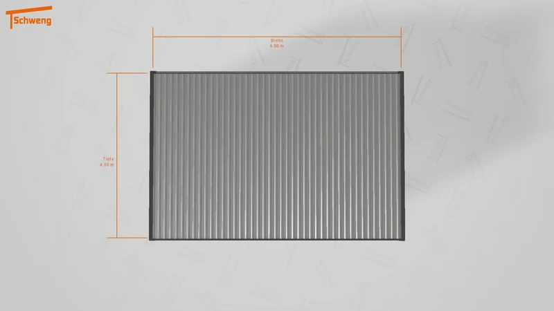 #DE Schweng Flachdachcarport C600+ (ID 77b4z7) #MTG