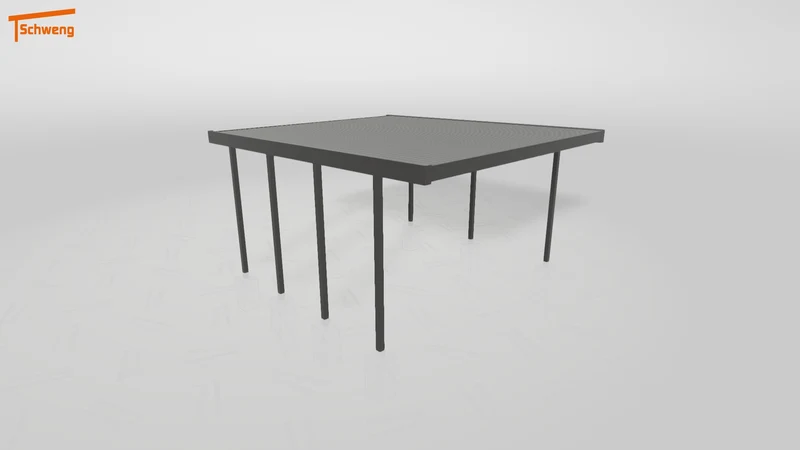#DE Schweng Flachdachcarport C600 (ID rjn2kp)