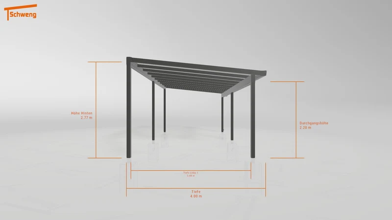 #DE Schweng Terrassenüberdachung S400 (ID g75y38)