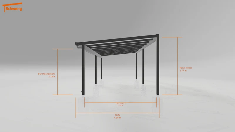 #DE Schweng Terrassenüberdachung S400 (ID g75y38)