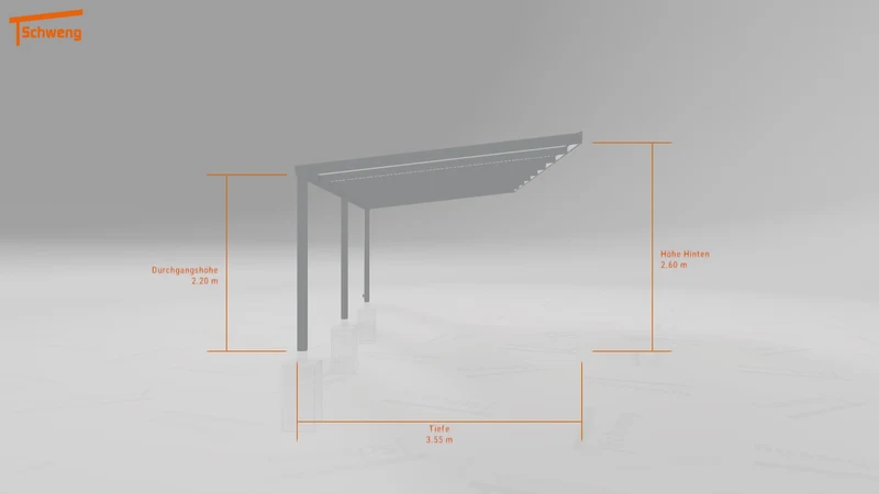 #DE Schweng Terrassenüberdachung S350 (ID 5m9y4z)