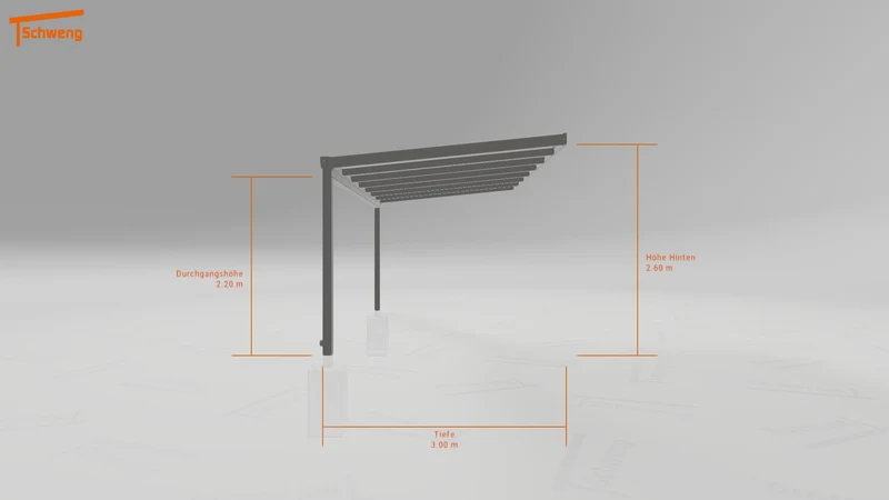 #DE Schweng Terrassenüberdachung S400 (ID 9wxm3p)