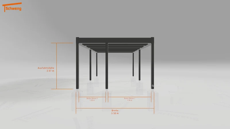 #DE Schweng Flachdachcarport C600 (ID k2rxnp) #MTG