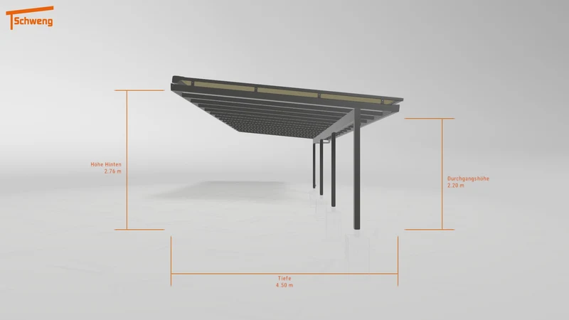 #DE Schweng Terrassenüberdachung S400 (ID bkjwxp)