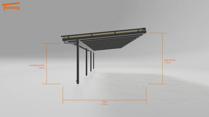 #DE Schweng Terrassenüberdachung S400 (ID bkjwxp)