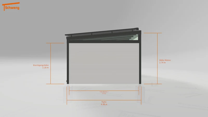 #DE Schweng Terrassenüberdachung S400 (ID w3ywbw)
