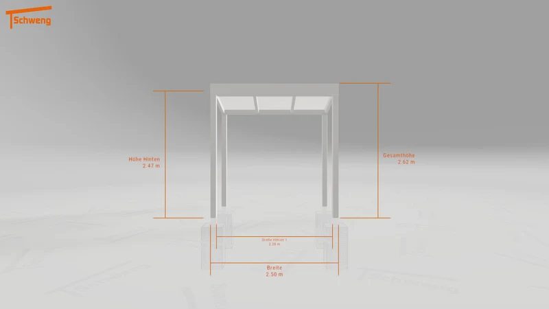 #DE Schweng Terrassenüberdachung S350 (ID 5mzqmp)
