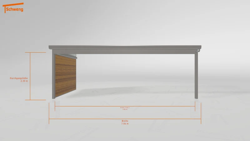 #AT Schweng Terrassenüberdachung S400 (ID 85p3kx)