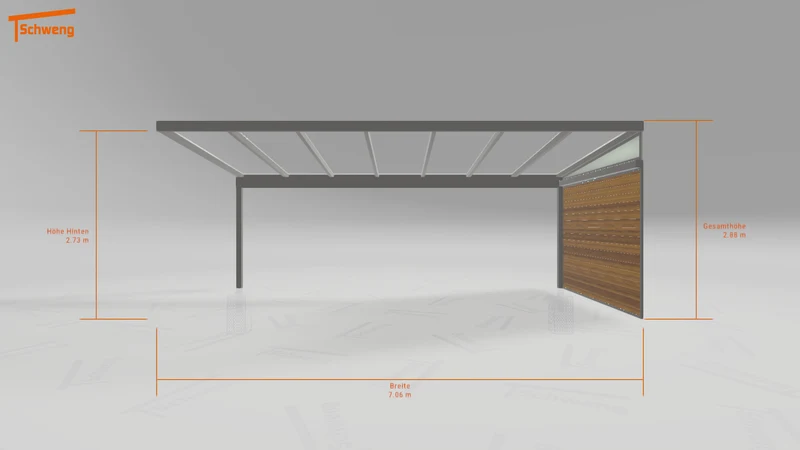 #AT Schweng Terrassenüberdachung S400 (ID 85p3kx)