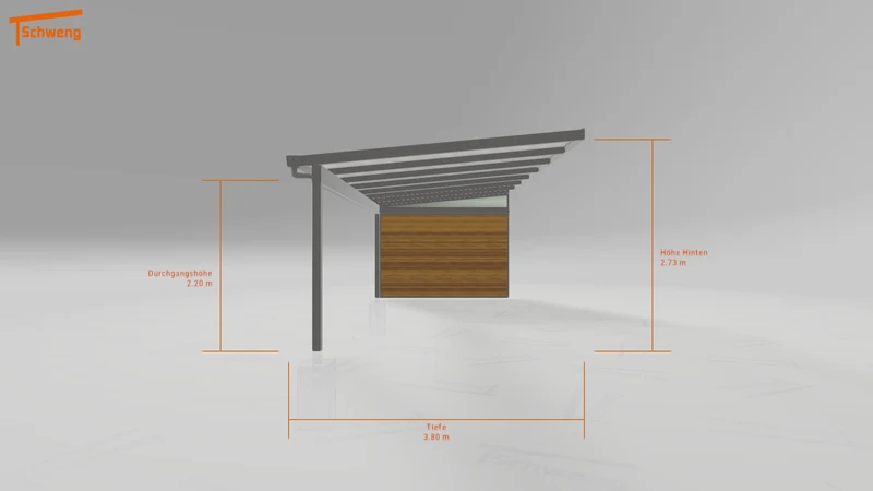 #AT Schweng Terrassenüberdachung S400 (ID 85p3kx)