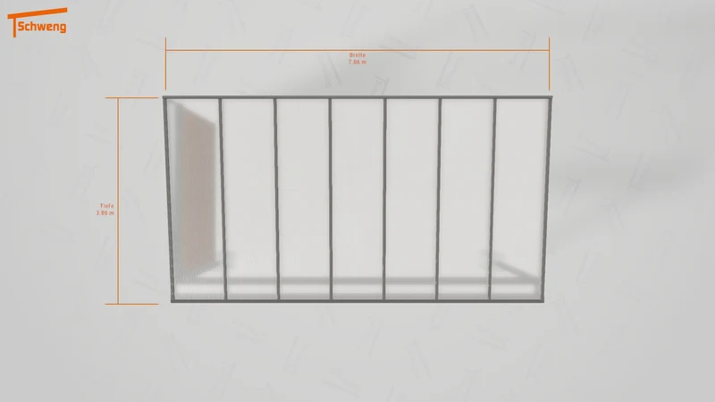 #AT Schweng Terrassenüberdachung S400 (ID 85p3kx)