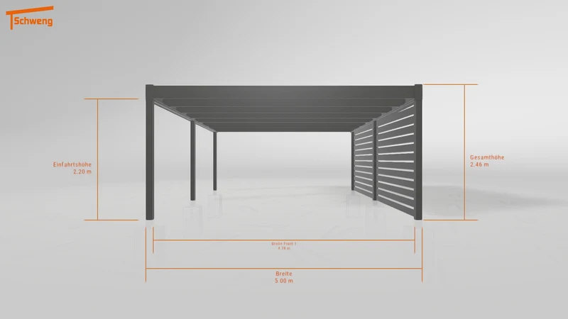 #DE Schweng Flachdachcarport C600 (ID 42wr5g) #MTG