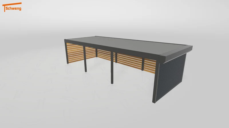 #DE Schweng Flachdachcarport C600 (ID 85p8zw) #MTG