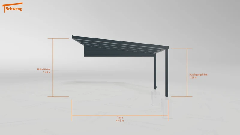 #DE Schweng Terrassenüberdachung S400 (ID 5mz3rp)