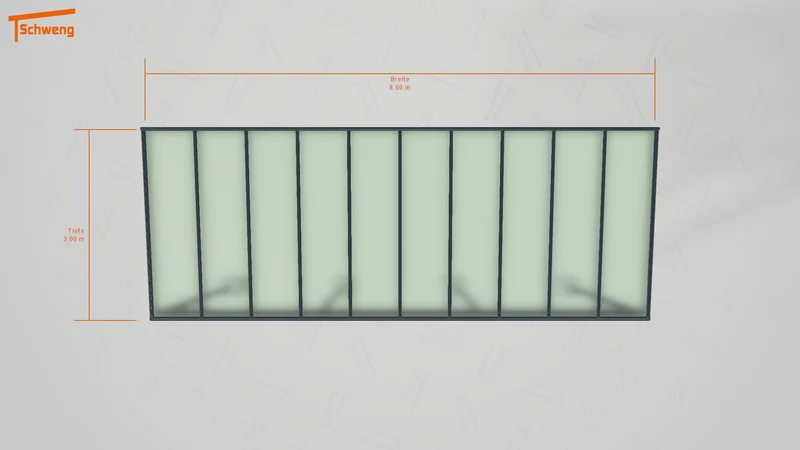 #DE Schweng Pultdachcarport S350 (ID 33jr2p) #MTG