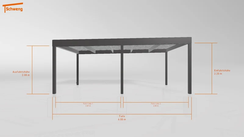 #DE Schweng Flachdachcarport C600 (ID w3xqm3) #MTG