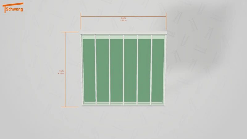 #DE Schweng Terrassenüberdachung S400 (ID 85p8qw)