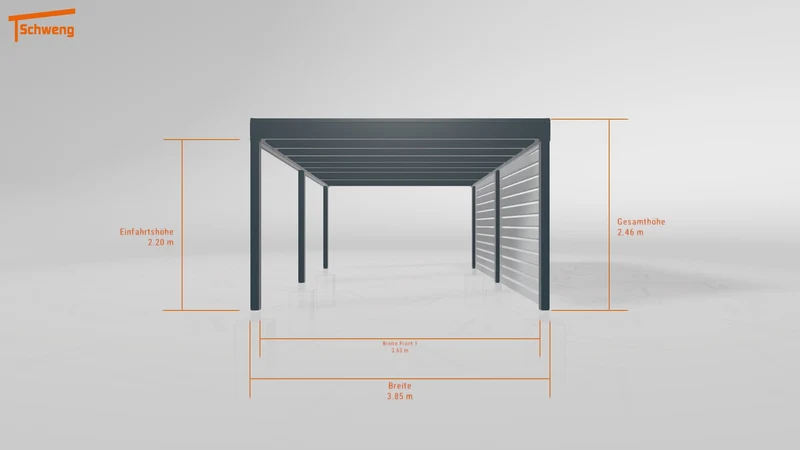 #DE Schweng Flachdachcarport C600+ (ID x75yj8) #MTG