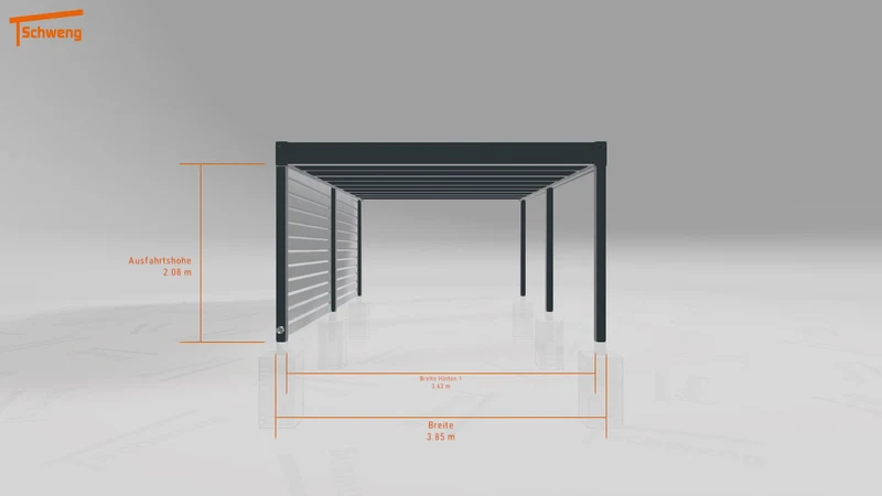 #DE Schweng Flachdachcarport C600+ (ID x75yj8) #MTG