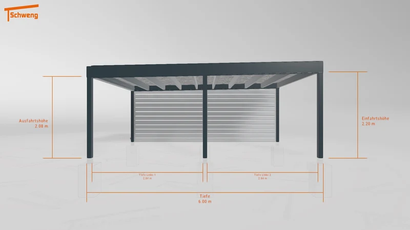 #DE Schweng Flachdachcarport C600+ (ID x75yj8) #MTG