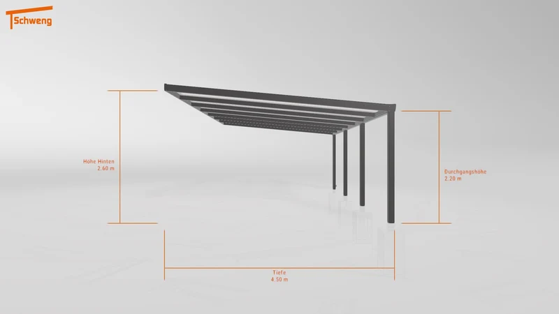 #DE Schweng Terrassenüberdachung S400 (ID pbqnyk)