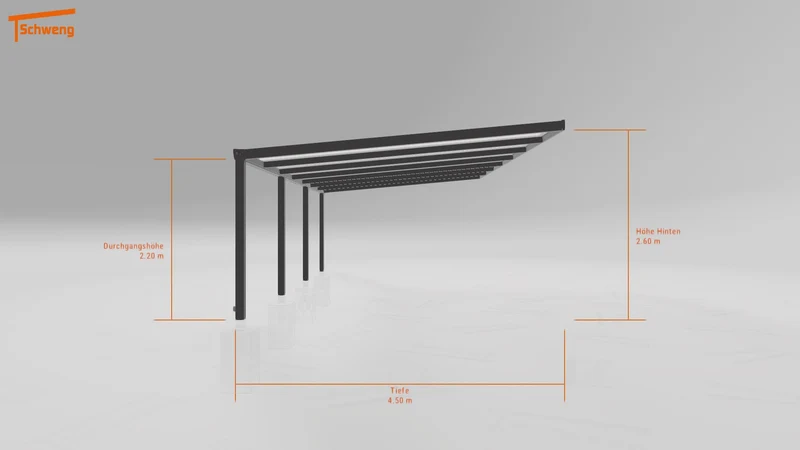 #DE Schweng Terrassenüberdachung S400 (ID pbqnyk)