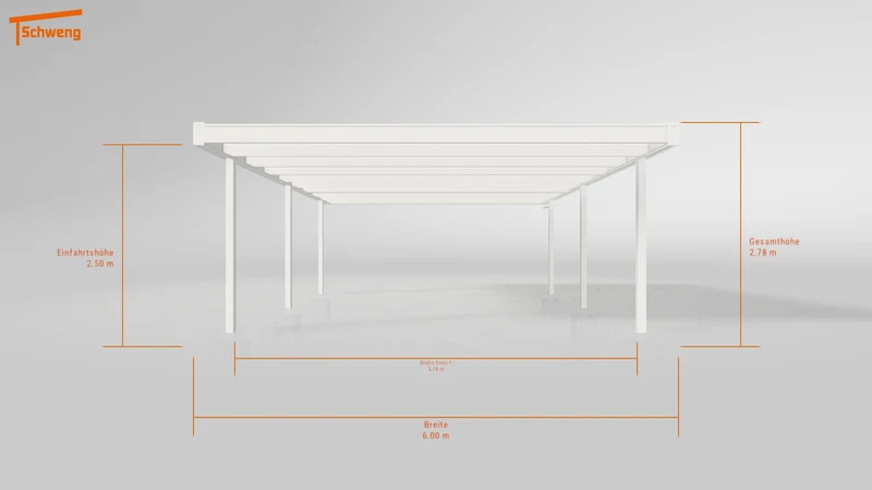#DE Schweng Flachdachcarport C600 (ID dvzpn3) #MTG