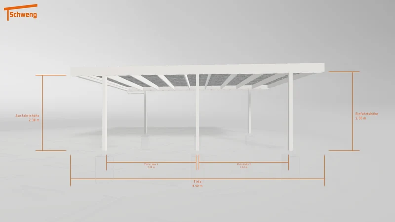 #DE Schweng Flachdachcarport C600 (ID dvzpn3) #MTG
