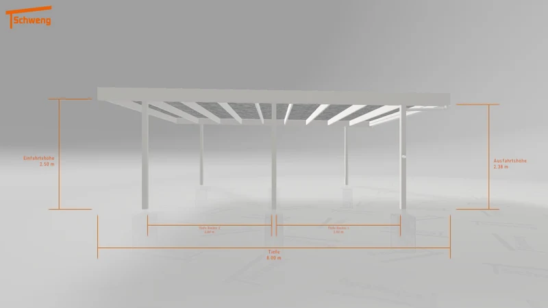 #DE Schweng Flachdachcarport C600 (ID dvzpn3) #MTG