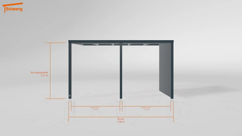 #DE Schweng Pultdachcarport S350 (ID pbpb3b) #MTG