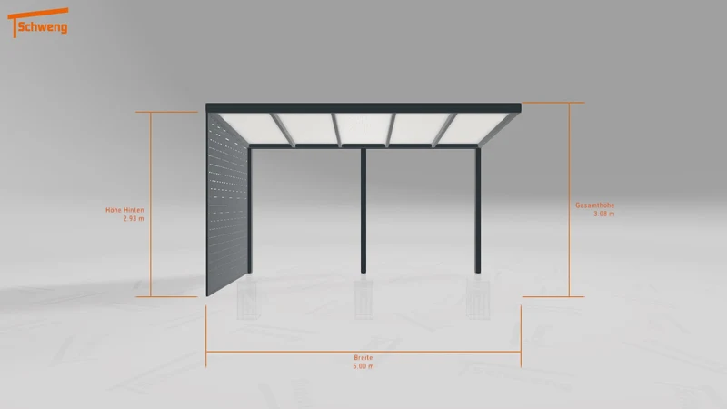 #DE Schweng Pultdachcarport S350 (ID pbpb3b) #MTG