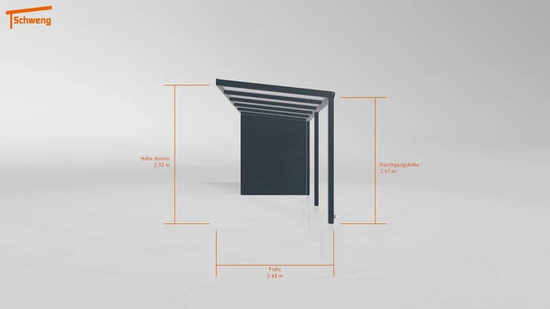 #DE Schweng Pultdachcarport S350 (ID pbpb3b) #MTG