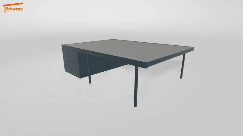 #DE Schweng Flachdachcarport C600+ (ID w3x3pg) #MTG