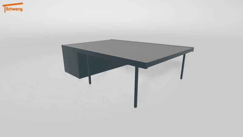 #DE Schweng Flachdachcarport C600 (ID jj8jnb) #MTG