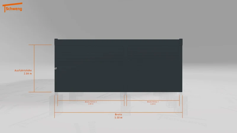#DE Schweng Flachdachcarport C600 (ID jj8jnb) #MTG
