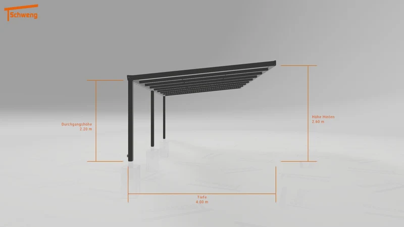 #DE Schweng Terrassenüberdachung S400 (ID 85p33w)