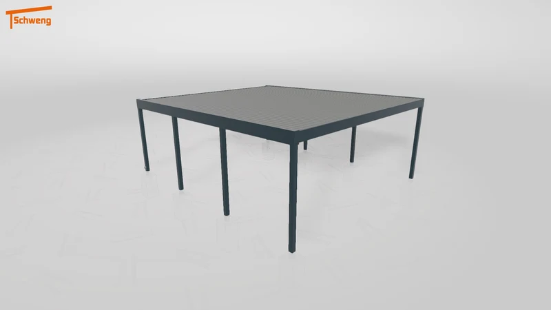 #DE Schweng Flachdachcarport C600 (ID x78bby)