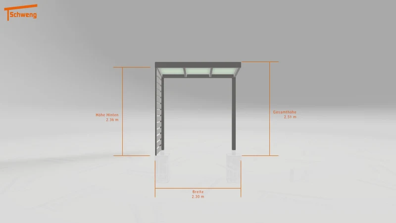 #DE Schweng Terrassenüberdachung S350 (ID 77b44z)