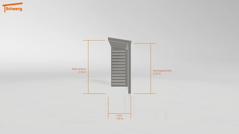 #DE Schweng Terrassenüberdachung S350 (ID 77b44z)