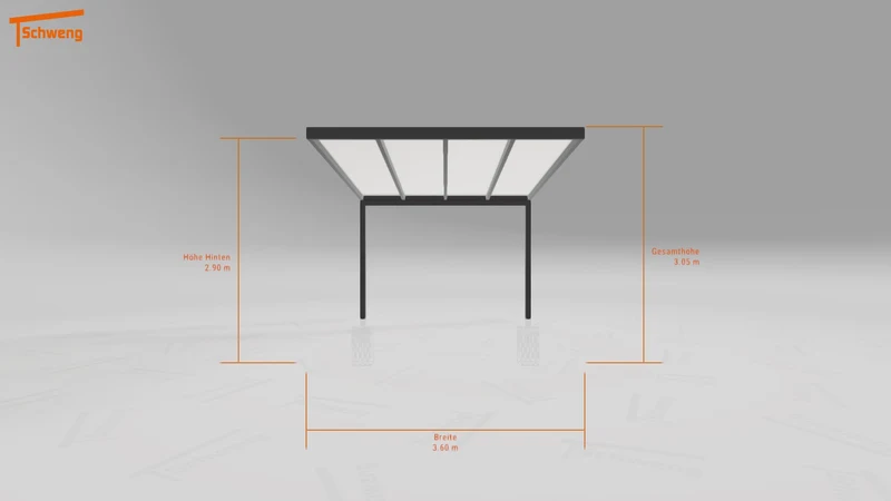 #DE Schweng Terrassenüberdachung S400 (ID 5mzqqp)