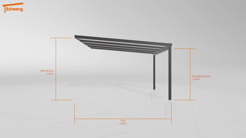 #DE Schweng Terrassenüberdachung S400 (ID 5mzqqp)
