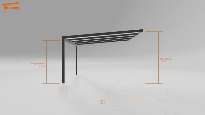 #DE Schweng Terrassenüberdachung S400 (ID 5mzqqp)