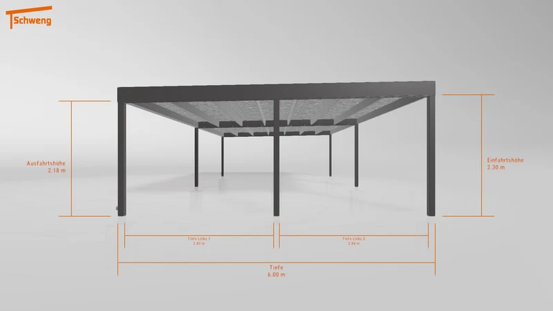 #DE Schweng Flachdachcarport C600 (ID 9wv779) #MTG