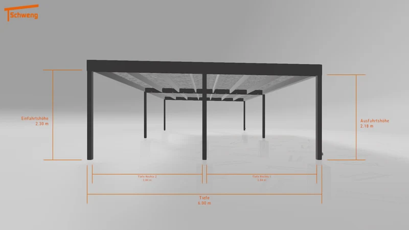 #DE Schweng Flachdachcarport C600 (ID 9wv779) #MTG